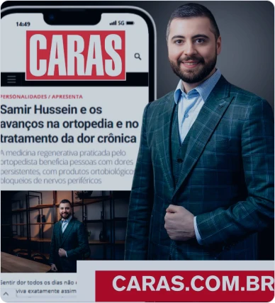 Dr. Samir Hussein, médico ortopedista em Itaim Bibi, São Paulo - tratamento de dor e terapia regenerativa